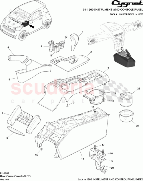 Part Diagram for Aston Martin AY2Y-045A67-FA