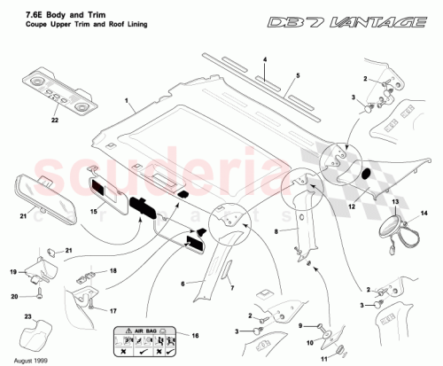 Part Diagram for Aston Martin 92000