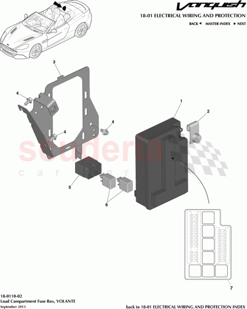 Part Diagram for Aston Martin ED33-14A301-AC