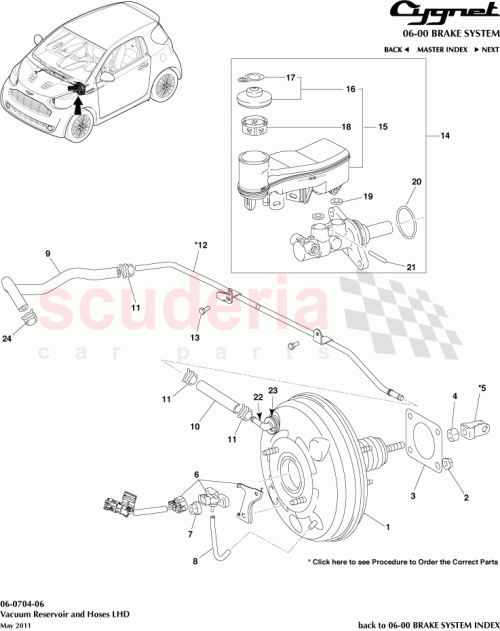 Part Diagram for Aston Martin 90179-08038