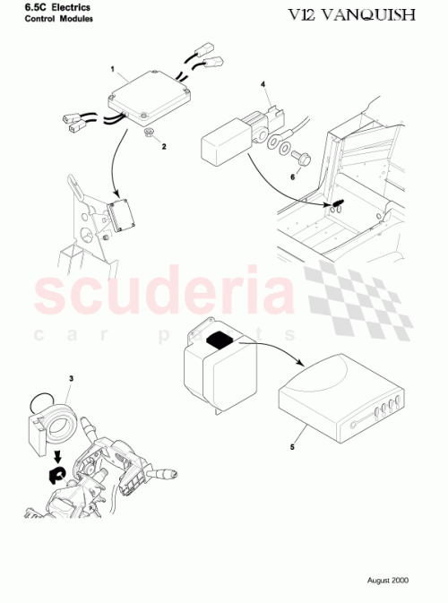 Part Diagram for Aston Martin 7G43-37-11054