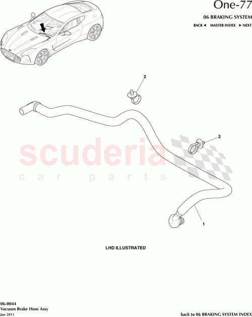 Part Diagram for Aston Martin 12023-03-8379-AA