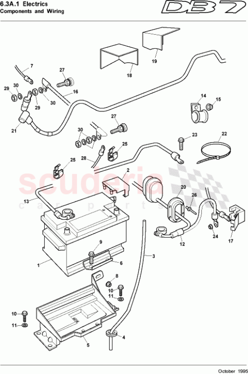 Part Diagram for Aston Martin 37-85928