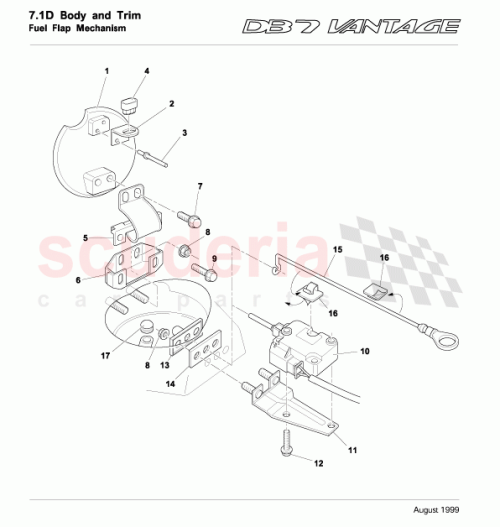 Part Diagram for Aston Martin 34-85992