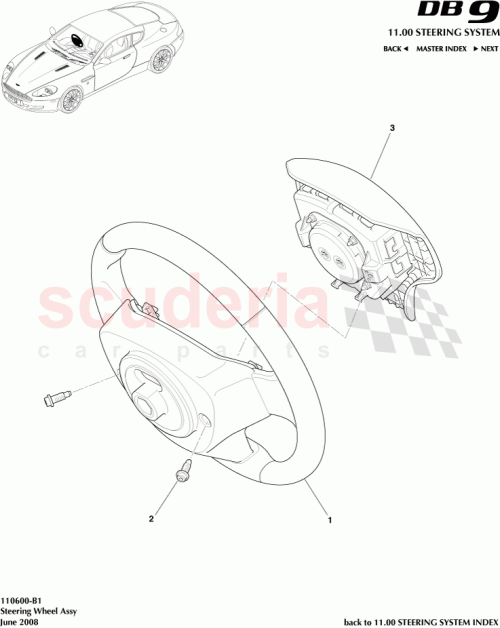 Part Diagram for Aston Martin BG33-042B85-AB