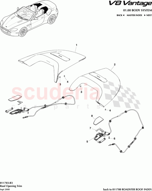 Part Diagram for Aston Martin 6G33-L21285-ADW