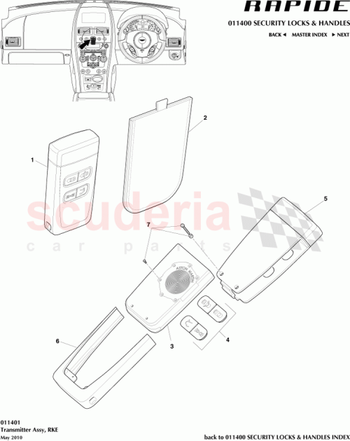 Part Diagram for Aston Martin 9G4319H478AA