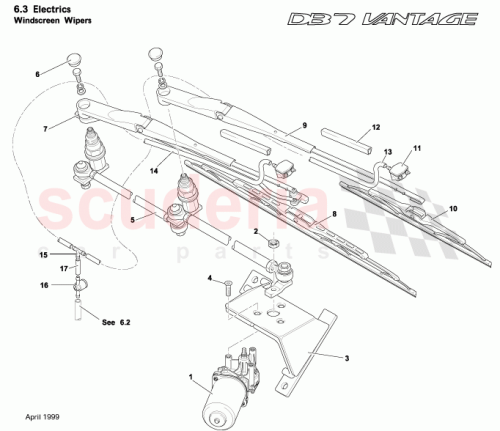 Part Diagram for Aston Martin 37-85226