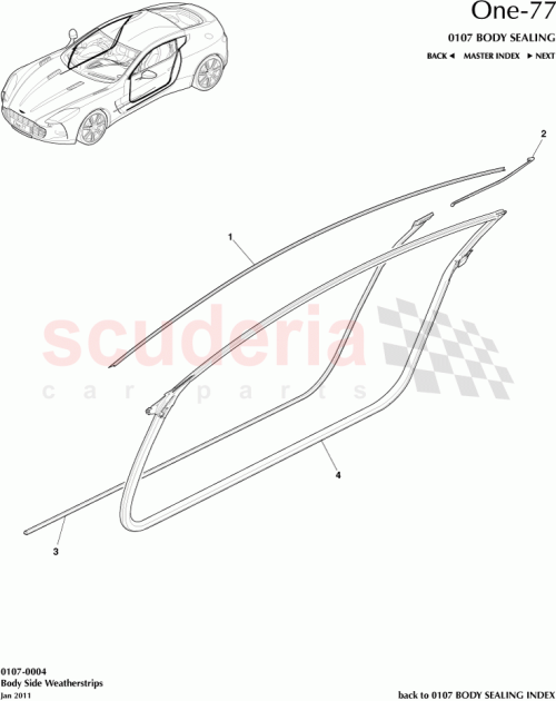 Part Diagram for Aston Martin 12023-10-1013-AC