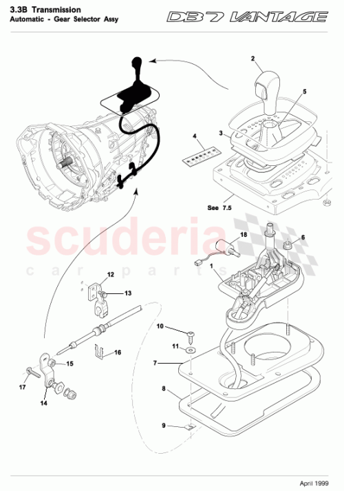 Part Diagram for Aston Martin 80-121694-AA