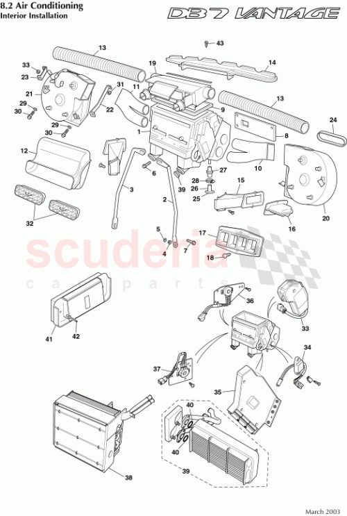 Part Diagram for Aston Martin 697299