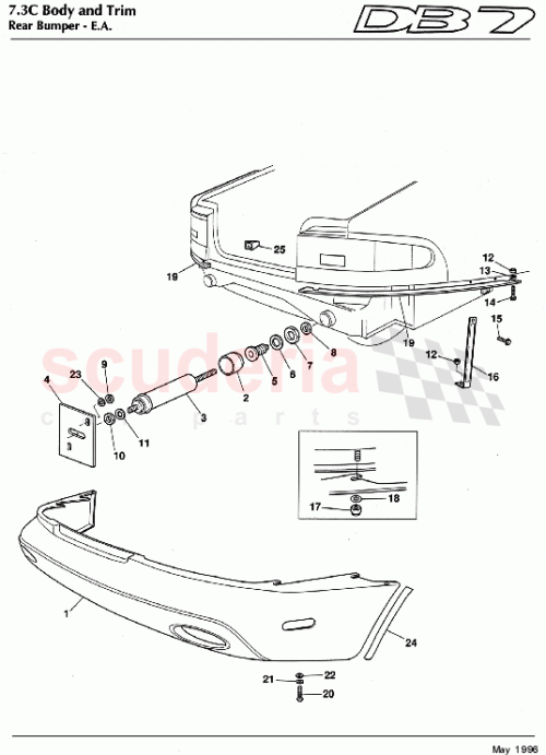 Part Diagram for Aston Martin 78-90060
