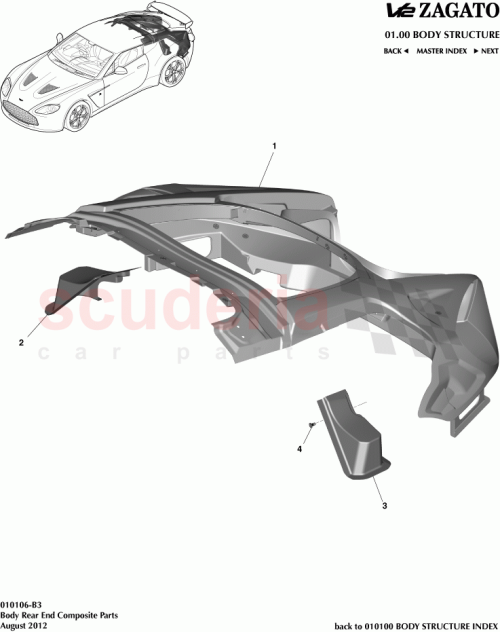 Part Diagram for Aston Martin CY83-C45108-AA