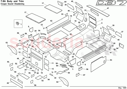 Part Diagram for Aston Martin 85-82725