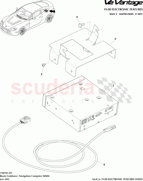 Part Diagram for Aston Martin 70151
