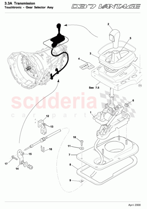 Part Diagram for Aston Martin 42120802AA/ALU