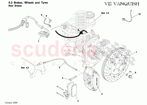 Part Diagram for Aston Martin 4R12-286255-AA