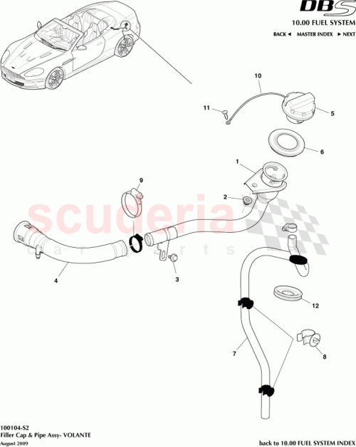 Part Diagram for Aston Martin 4G43-14605-BA