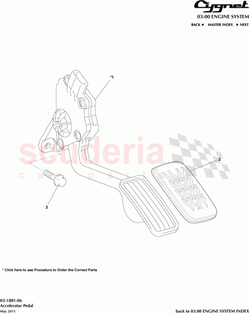 Part Diagram for Aston Martin 90119-06773