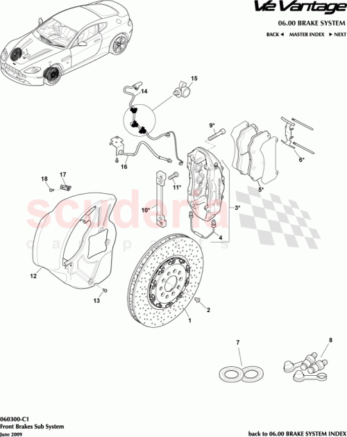Part Diagram for Aston Martin AD23-2C463-CB