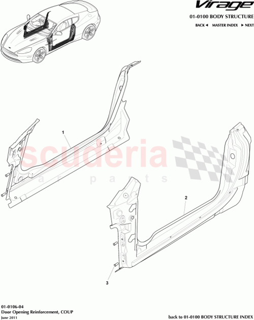 Part Diagram for Aston Martin 8D33-C20413-AF