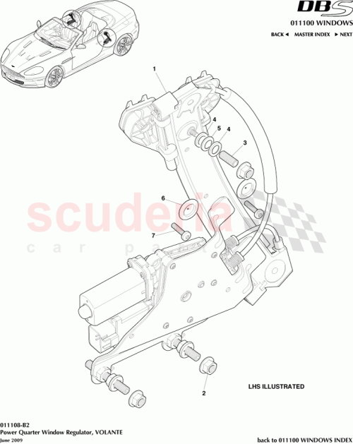 Part Diagram for Aston Martin 9G43J773AA