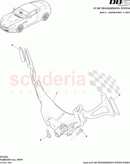 Part Diagram for Aston Martin 9G437L237BA