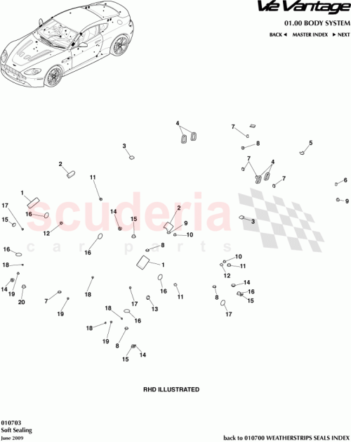 Part Diagram for Aston Martin 6G33-N805935-AA