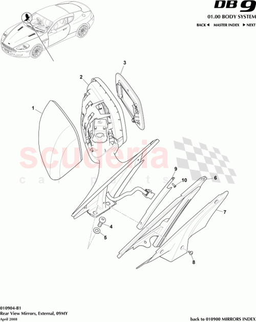 Part Diagram for Aston Martin AG33-3063472-BC