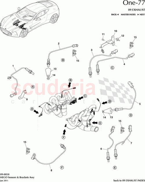 Part Diagram for Aston Martin 12023-03-8556-AC