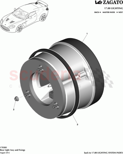 Part Diagram for Aston Martin CY83-13404-BB