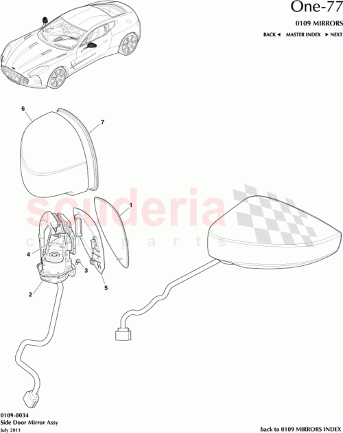 Part Diagram for Aston Martin 12023-03-8997-AA