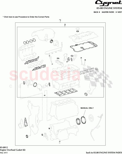 Part Diagram for Aston Martin 04111-47081