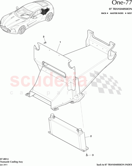 Part Diagram for Aston Martin 12023-13-8066-AF