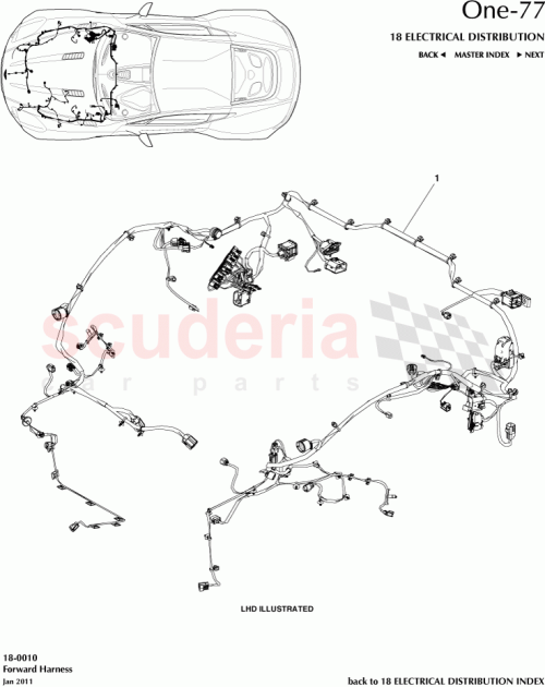 Part Diagram for Aston Martin AY93-14290-AB