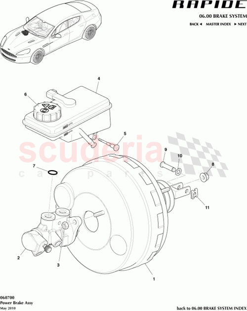 Part Diagram for Aston Martin 8G432C378BA