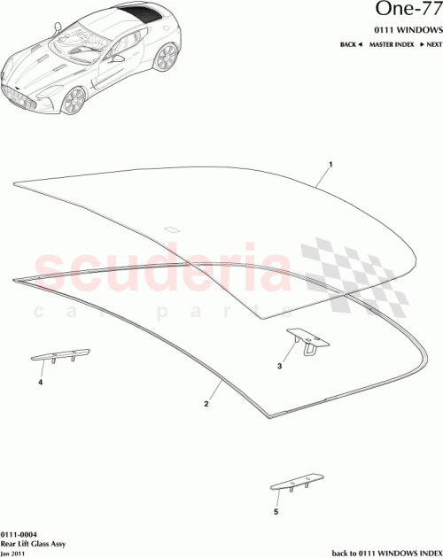 Part Diagram for Aston Martin 12023-03-7036-AA