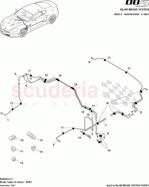 Part Diagram for Aston Martin 4G432267CA