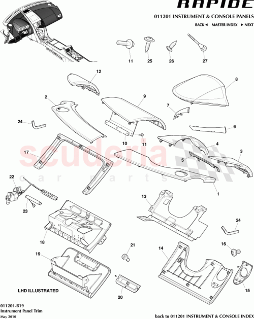 Part Diagram for Aston Martin AD43-C04634-ABW
