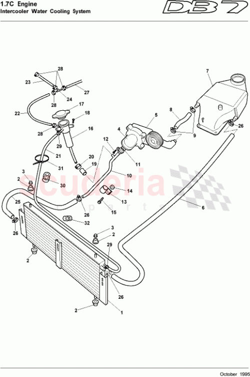 Part Diagram for Aston Martin 3281347