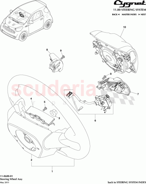 Part Diagram for Aston Martin AY2Y-3E530-BA