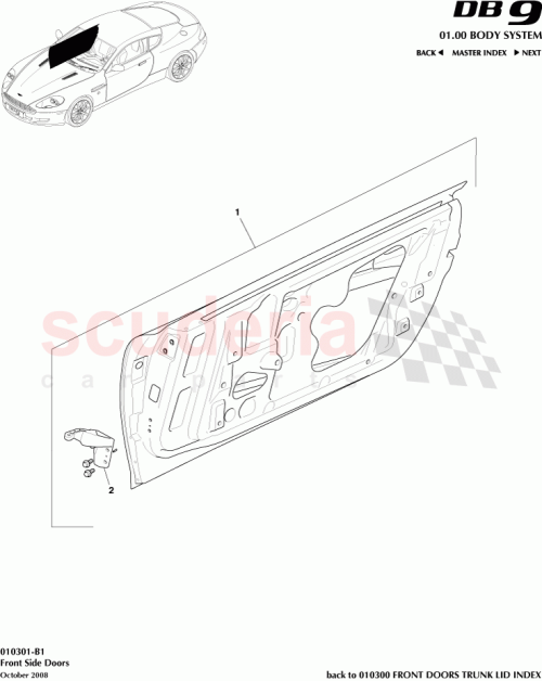 Part Diagram for Aston Martin 4G43-235K12-BA