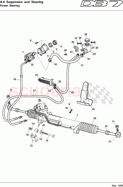 Part Diagram for Aston Martin 24-84723