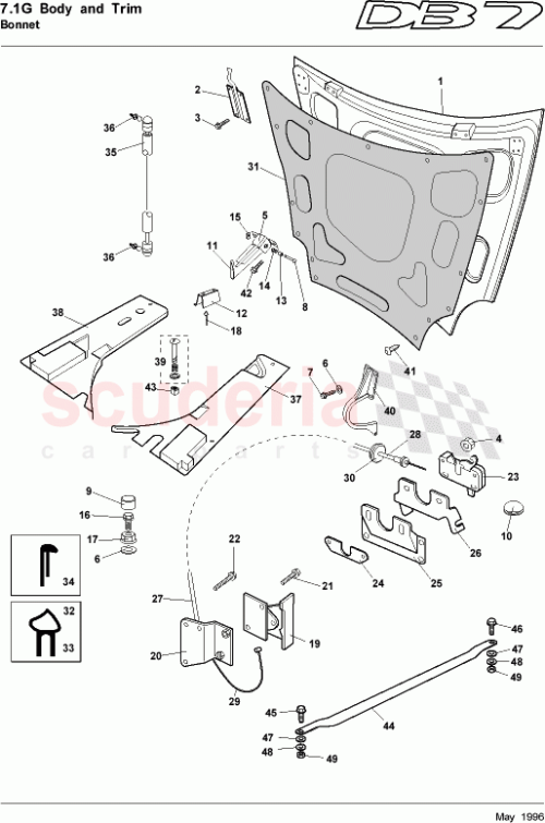 Part Diagram for Aston Martin 9784569
