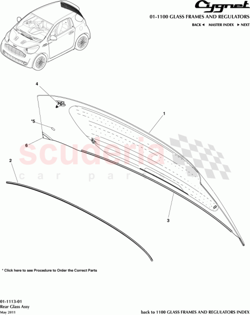 Part Diagram for Aston Martin 64813-74010