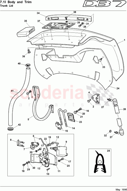 Part Diagram for Aston Martin 697517-PK