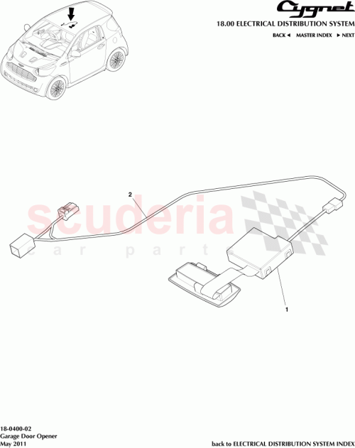 Part Diagram for Aston Martin AY2Y-3015-AA