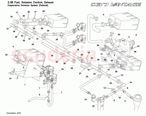 Part Diagram for Aston Martin 34122251AA