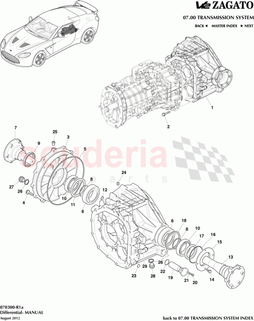 Part Diagram for Aston Martin CY83-27-10001