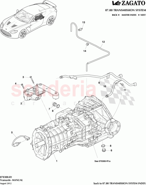 Part Diagram for Aston Martin 6G33-75106-AA/S